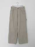 [unisex] Pintuck Carpenter Adjust Wide Pants