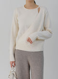 [Premium] Loe Diagonal Wrapping Knit