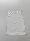 Rudin Boat Neck Ribbed Sleeveless