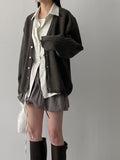 Striped Strap Long Shirt