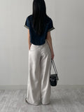 Connie Strap Pleated Wide Slacks