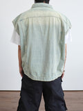 Sandwashing Vintage Denim Sleeveless