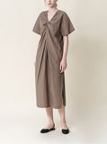 Rose Twist V-Neck One Piece