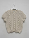 Puff Cable Half Knit