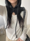 Button Knit Balaclava