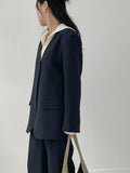 [Plan] Sailor Raglan Collar Knit