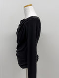 Cloud Shirring Drape T-Shirt