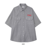 Badge Stone Half Shirt