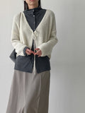 Alpaca Strap Cuffs Cardigan