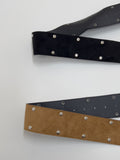 Suede Stud Belt
