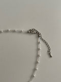 Flower bead layered necklace
