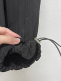 Pleats Nylon Jogger Wide Pants