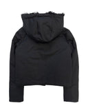 FUR HOOD CROP PADDING