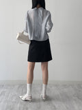 One Slit A-Line Midi Skirt