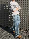 Double Knee Carpenter Wide Denim