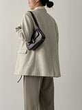 Vivi loose fit half tweed jacket