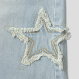 Vintage Star Patch Bermuda Denim