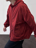 Plan) Light Two Way Glossy Windbreaker