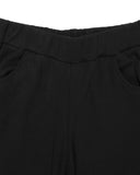 RIB BOOTCUT SWEAT PANTS