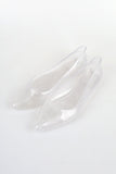 Glitter jelly shoes