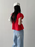 Aco Frill Nylon Blouse