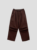 Essential brushed nylon parachute pants