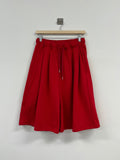 Two-Tuck Bermuda Sweatpants