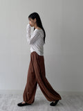 [2way!] Eyelet Wide Training Pants