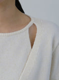 [Premium] Loe Diagonal Wrapping Knit