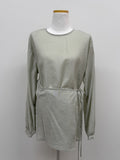 Edin Wrap Loose Fit Blouse