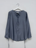 Strap See-Through Long Blouse