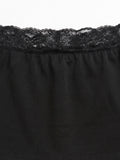 LACE BANDING SKIRT PANTS
