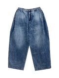 Nute Washing Balloon Denim Pants