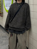 Two-tone Hachi Over Knit