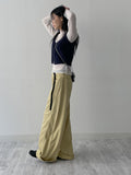 Embossed See-Through Mock Neck T-Shirt