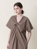Rose Twist V-Neck One Piece