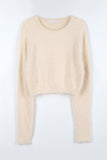 Mongle Fur Round Knit