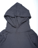 CURVED HEM CROP HOODIE