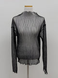 Dot See-Through Polar T-shirt
