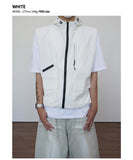 4 Pocket nylon hood vest