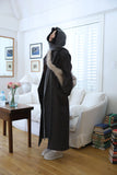 Odd knit hood muffler