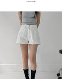 Basic short wide pants