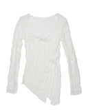 CROCHET RIBBON KNIT
