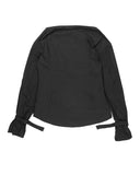 BOATNECK BELT BLOUSE