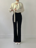 Slim Basic Bootcut Slacks