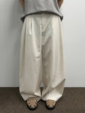 Cooling Linen Two-Tuck Balloon Pants