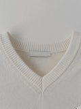 [Premium] Classic Whole Garment V-neck Knit