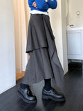 DIAGONAL WRAP SKIRT
