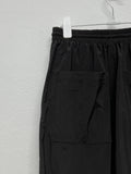 Pleats Nylon Jogger Wide Pants