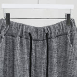 Uni Ribbed Knit Setup Pants